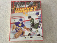 Rare jeu de Hockey les Étoiles du Hockey Stars 1987