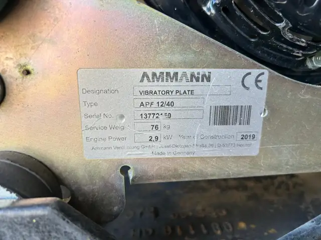 Ammann Plate compactor in Other Business & Industrial in Calgary - Image 5