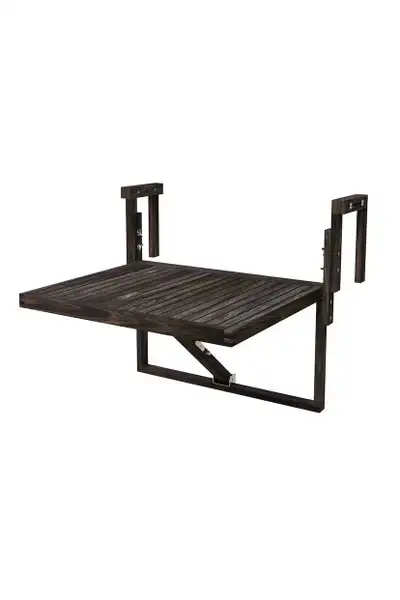 BRAND NEW - INTERBUILD TORONTO Acacia Balcony Railing Table, Esp, View more