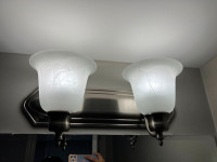 Silver Vanity Light (Bathroom Light)
