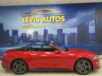 FORD MUSTANG 2020 CABRIOLET 310 HP / MAGS 18 POUCES SUR PNEUS ÉTÉ / CAMÉRA DE RECUL / BLUETOOTH / PU...