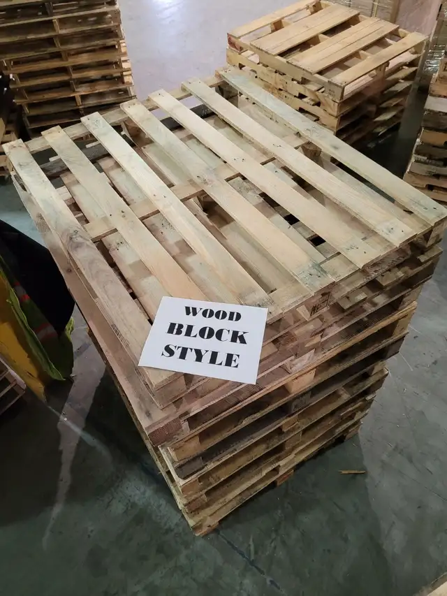 DRY PALLETS stored indoors PLASTIC and WOOD SKIDS pallet skid in Other in Mississauga / Peel Region - Image 8