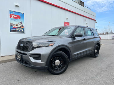 GREY GHOST: 2021 FORD EXPLORER POLICE INTERCEPTOR LUCKY MOTORCARS INC. WE HAVE 5 POLICE INTERCEPTORS...