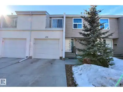 Located near West Edmonton Mall and many amenities - this townhouse has a gorgeous backyard, an atta...