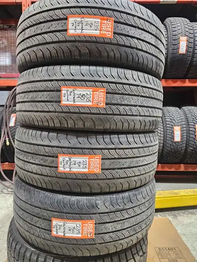 A set of 4 good used P235/50R19 Continental Procontact TX install and balance $450 Loose purchase $8...