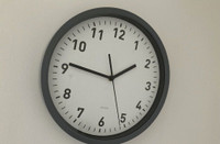 Wall clocks (two available)