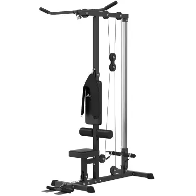 Soozier Lat Pull Down Machine, High / Low Pulley Machine with Ad, View more