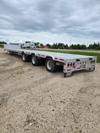 2022 Manac LoPro 53' Step Deck Trailer, All Aluminum, Sliding Winches, Pullout Lights, Excellent Con...
