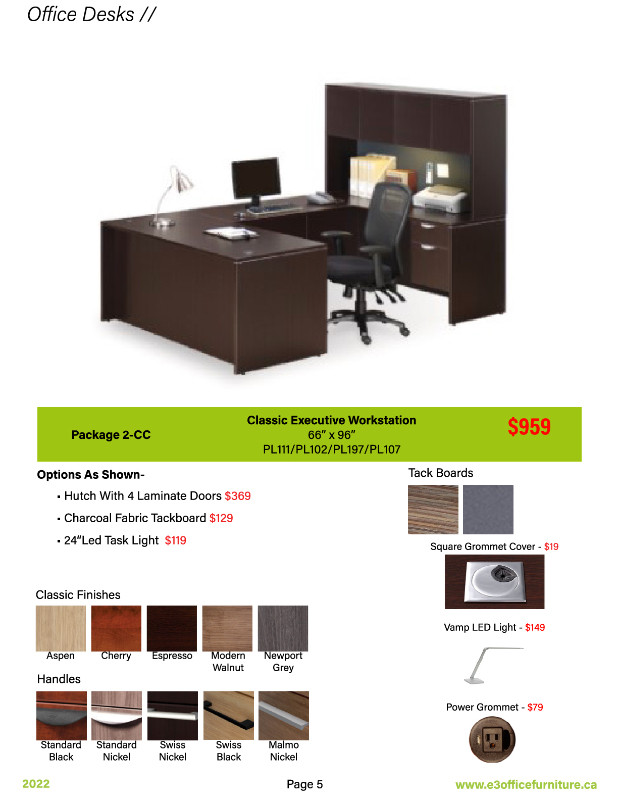 Office Desks, Office Furniture - Halifax, NS in Desks in Dartmouth - Image 4