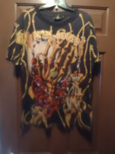 Christine Audigier tee-shirt super cool size large, View more