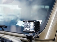 Adds: 17 Inch KMC KM727 Wrath Wheels 35 Inch Toyo Open Country A/T III Tires Mopar Reinforced Spare... (image 1)