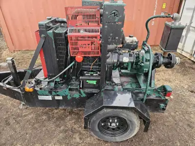 Magnum / Pioneer 4 inch water pump Engine: John Deere Pump: 4 inch Pioneer Hours: 3916 Self Prime Ma...