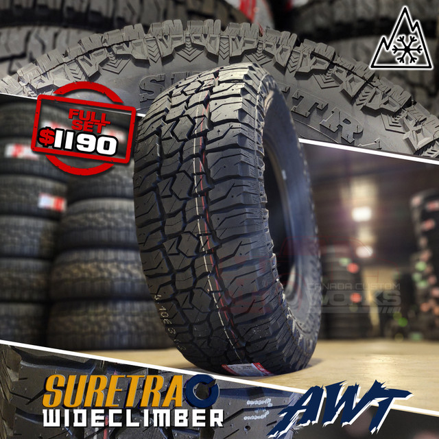 BRAND NEW Snowflake Rated AWT! 285/70R18 $1190 FULL SET OF TIRES in Tires & Rims in Regina - Image 2