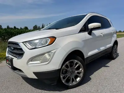 2018 FORD ECOSPORT TITANIUM EDITION AWD CLEAN CARFAX REMOTE START ONLY $105.40 BI WEEKLY WITH $0 DOW...