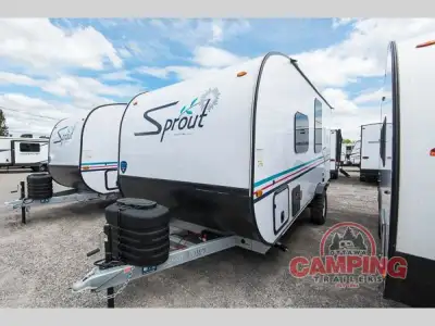Keystone Sprout travel trailer 15RBS highlights: Front Murphy Bed Booth Dinette Single Axle 11' Powe...