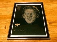 1997 Mike Modano Dallas Stars Silhouette Donruss Framed Card