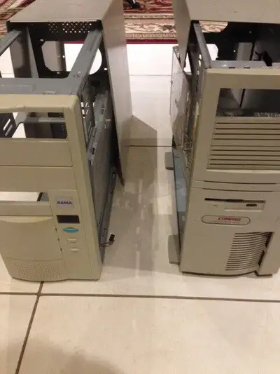 2 vintage computer cases, View more