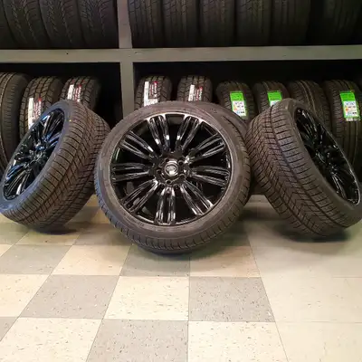 New set (4) 21" Range Rover wheels & winter tires Range Rover Sport wheels & tires Supercharged whee...