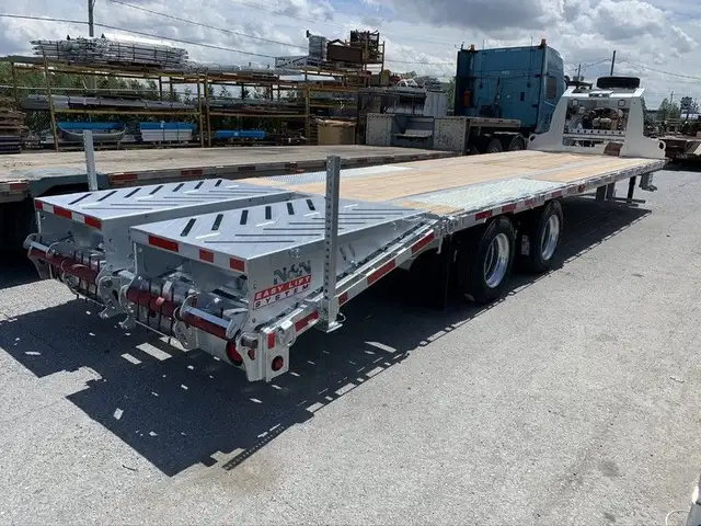 2025 N&N BUF255G24K 30ft flatbed galvanized 12K axles in Cargo & Utility Trailers in Winnipeg - Image 7