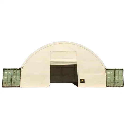 40x40x15 & 40x80x15 Container Shelter – Double Truss Fabric in Storage Containers in Red Deer - Image 5