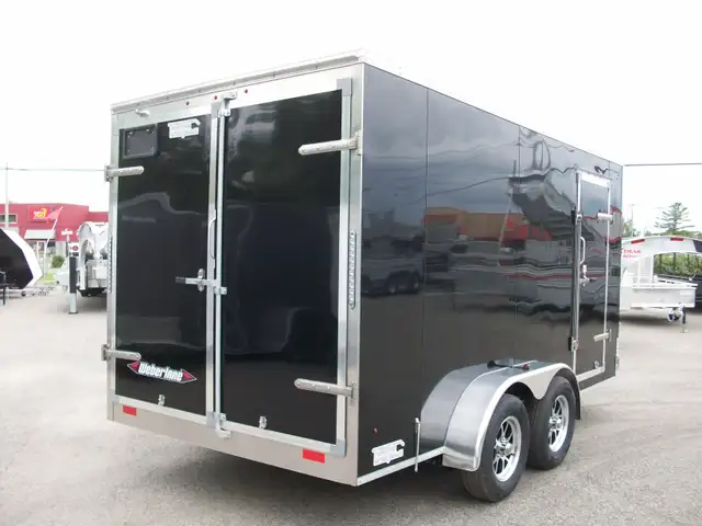 2025 Weberlane ALUMINIUM 7' X 14' V-NOSE 2 ESSIEUX A GLISSIERE B in Cargo & Utility Trailers in Laval / North Shore - Image 9