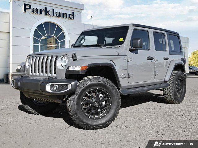 2021 Jeep Wrangler Unlimited Sahara 4x4 4 Door Auto 35inch Nav in Cars & Trucks in St. Albert