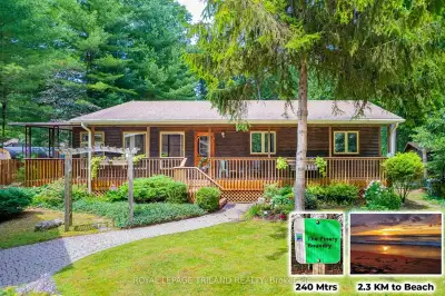GRAND BEND VALUE ALERT! Nestled into an acre of serene Carolinian Forest, this four-season bungalow...