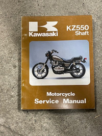 Sm174 Kawasaki KZ550 Shaft Service Manual 99924-1041-01