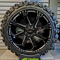 NEW CHEVY WHEELS & TIRES | LOW OFFSET | 35x12.50R22 | 8x165
