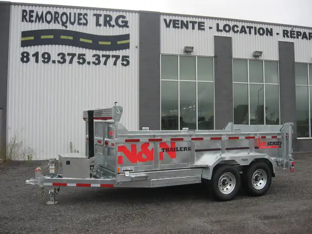 2025 N&N 7X14 Dompeur Galvanisé in Cargo & Utility Trailers in Québec City - Image 4