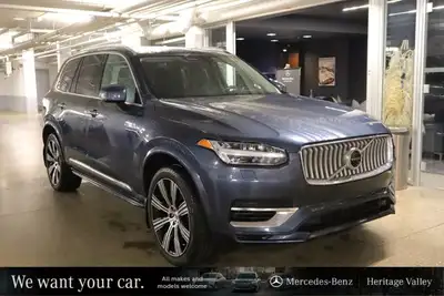 This Volvo XC90 Recharge Plug-In Hybrid has a dependable Turbo/Supercharger Gas/Electric I-4 2.0 L/1...