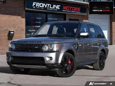 2013 Land Rover Range Rover Sport Supercharged -Orkney Grey on Ebony Black Leather Interior! Well Ma...