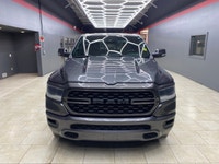 The 2022 Ram 1500 Sport 4x4 Crew Cab in a striking gray exterior is a vehicle crafted for those who... (image 1)
