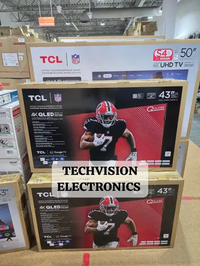 TCL 43" 4K QLED TV MODEL 43Q651G-CA, View more