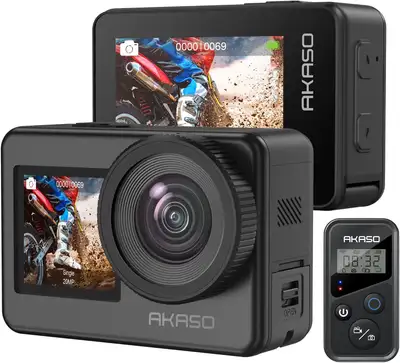 AKASO Brave 7 LE 4K60FPS 20MP WiFi Action Camera with Touch Scre, View more