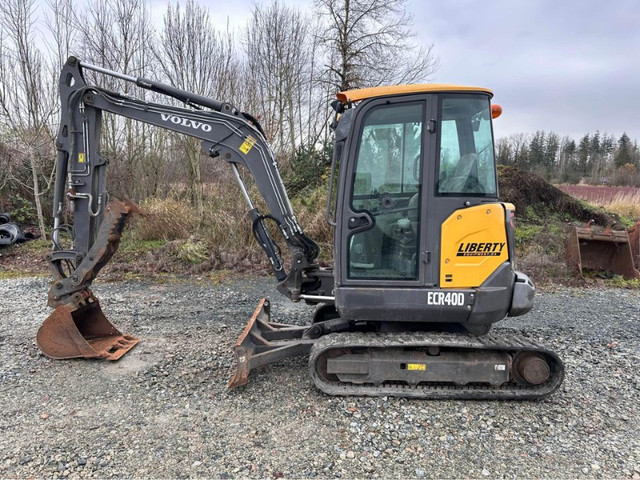 2018 Volvo ECR40 Mini Excavator, Low Hour’s in Heavy Equipment in Delta/Surrey/Langley - Image 2