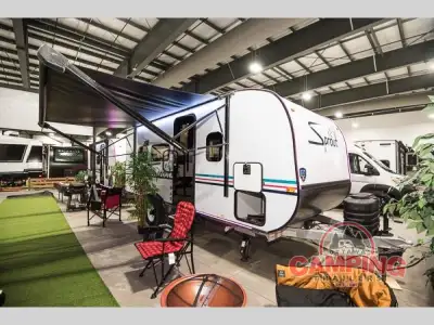 Keystone Sprout travel trailer 18RBS highlights: Front Murphy Bed Theater Dinette Slide Single Axle...