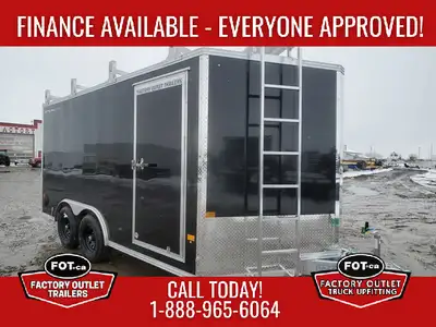 Welcome to Factory Outlet Trailers! NEW Stealth 8.5x14ft Aluminum Enclosed Ultimate Contractor from...