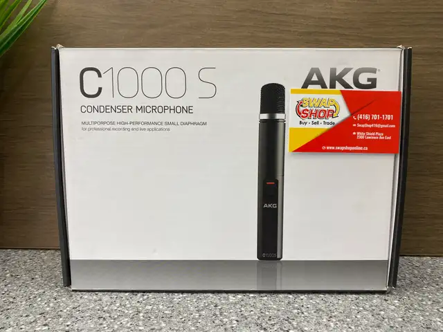 AKG C1000 S Condenser Microphone in Pro Audio & Recording Equipment in City of Toronto - Image 2