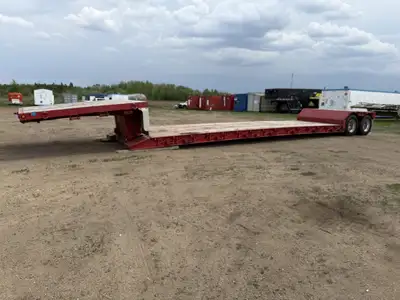 2008 XL SPECIALIZED XL70MFG DOUBLE DROP 49 FT TANDEM TRAILER - Mechanical Detach Gooseneck Hitch, Ap...