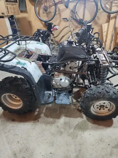 Price is firm $750.00 no less. 4x2 Baha 250cc quad. shaft drive, 5 speed clutchless shift, reverse,...