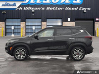 Look at this certified 2022 Kia Seltos SX Turbo AWD | Leather | Sunroof | Heated Seats + Wheel | Car... (image 1)