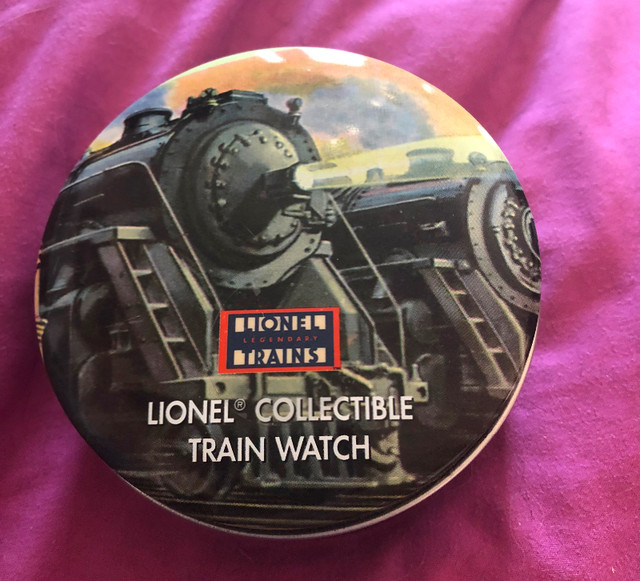 Lionel Train collectable watch and tin-vintage in Jewellery & Watches in Timmins - Image 2
