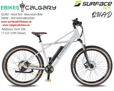 QUAD Electric Bike - BAFANG Motor 500W, 48V20Ah, View more