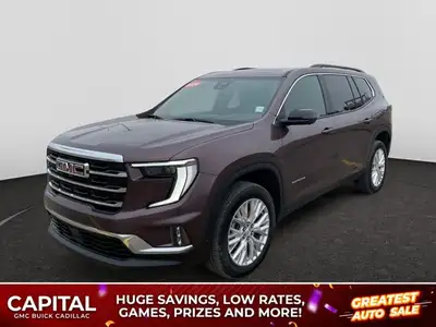 Welcome to Capital GMC! The Acadia is here! This AWDCRYTSAL METALLIC Acadia offers excellent driving...