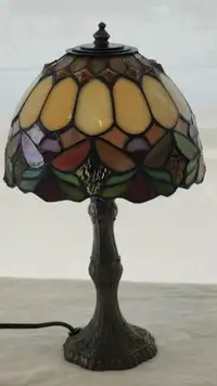 Stained Glass Lamp 12" tall