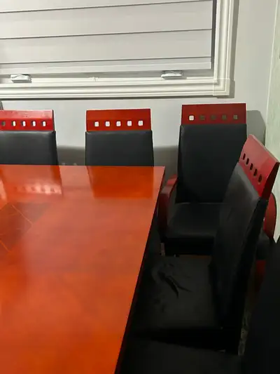 Dining table natural wood $250, View more