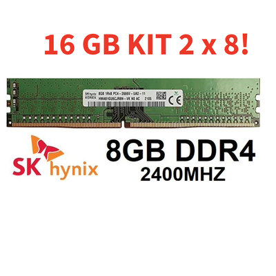 HP SK Hynix 16 GB (2x8 GB) DDR4 Desktop Ram Memory 2400 Mghz, View more