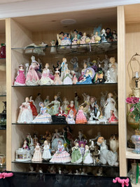Huge collection of Royal Doulton Figurines- England 