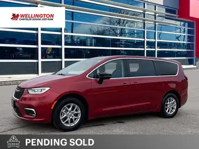 Red Hot Pearl 2024 Chrysler Pacifica Touring-L, 3.6L V6, 9-Speed Automatic, Synthetic Caprice Leathe...